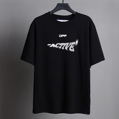 OFF WHITE Alphabet Arrow Pattern T-Shirts