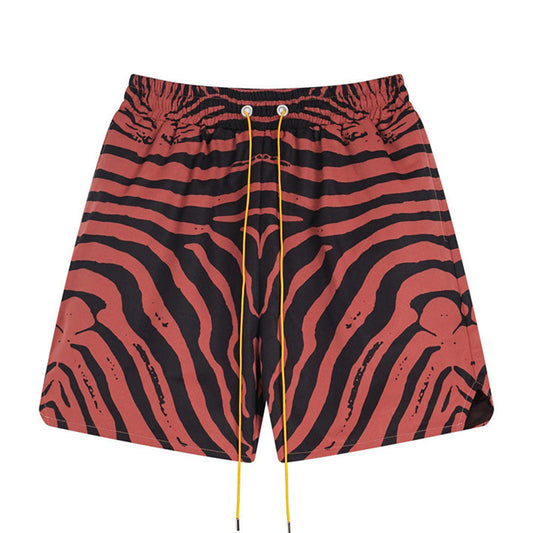 Rhude Zebra Silk Shorts