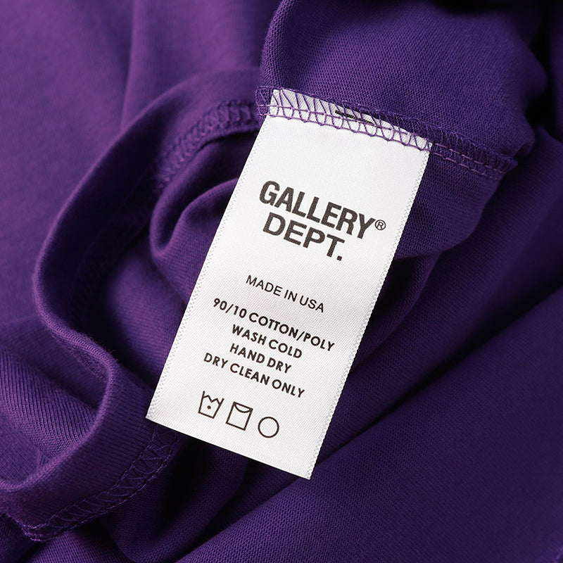 Gallery Dept T-Shirt Purple Loose Fit