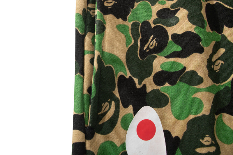 BAPE ABC Camo Side Shark Sweat Shorts