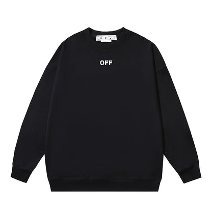 Off White Logo Cotton Sweatshirts