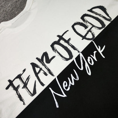 FEAR OF GOD New York limited letters T-Shirts