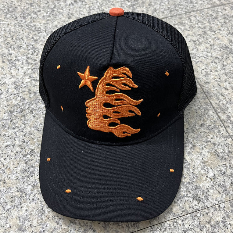 Hellstar Letter Logo Trucker Cap