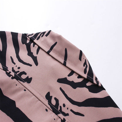 Rhude Zebra Silk Shirts