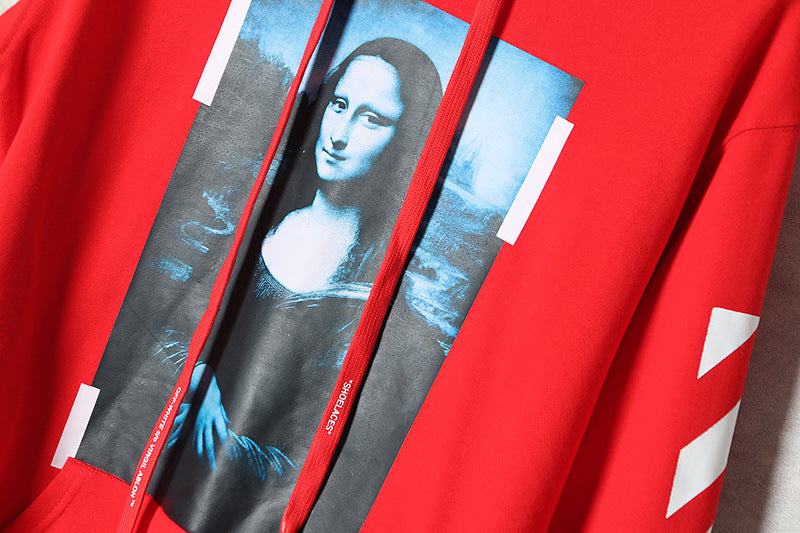 OFF-WHITE Mona Lisa Frame Pattern Hoodies