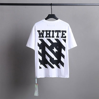 OFF WHITE Oil painting series arrow pattern T-Shirts