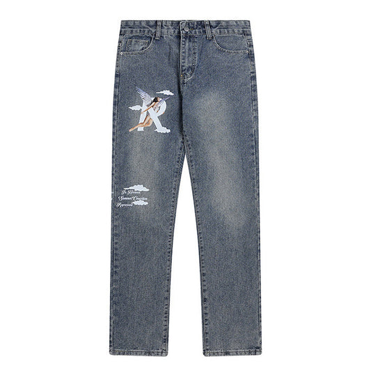 REPRESENT Angel print Jeans