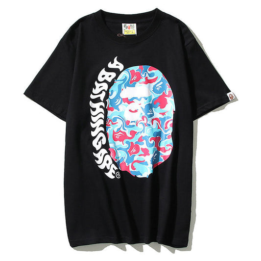 BAPE Color Camo Big Ape Head T-Shirts