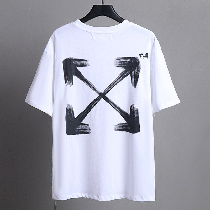 OFF WHITE Creative letter arrow pattern T-Shirts