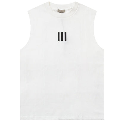 Fear Of God x RRR123 x Hollywood new three-party joint Sleeveless T-Shirts