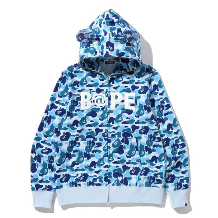 BAPE Camo Bear Hoodies