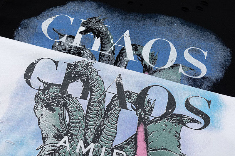 AMIRI CHAOS GRAPHIC PRINT T-SHIRT