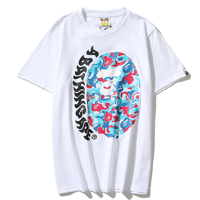 BAPE Color Camo Big Ape Head T-Shirts