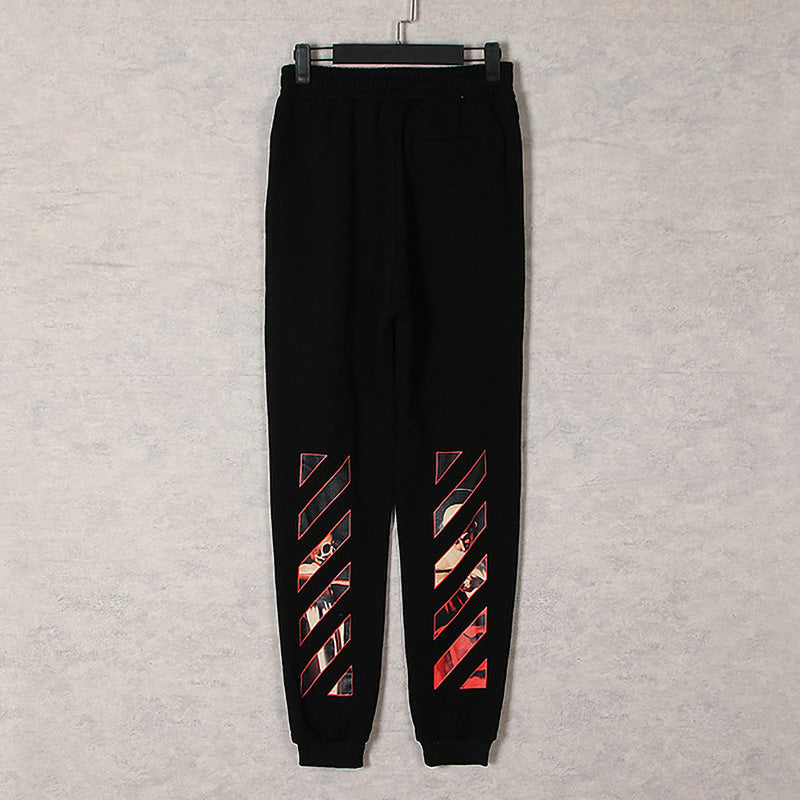 OFF WHITE Caravaggio oil painting pattern trousers Joggers