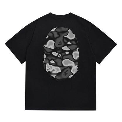 BAPE Liquid Camo Big APE HEAD Tee