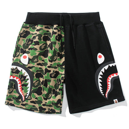 BAPE ABC Camo Side Shark Sweat Shorts