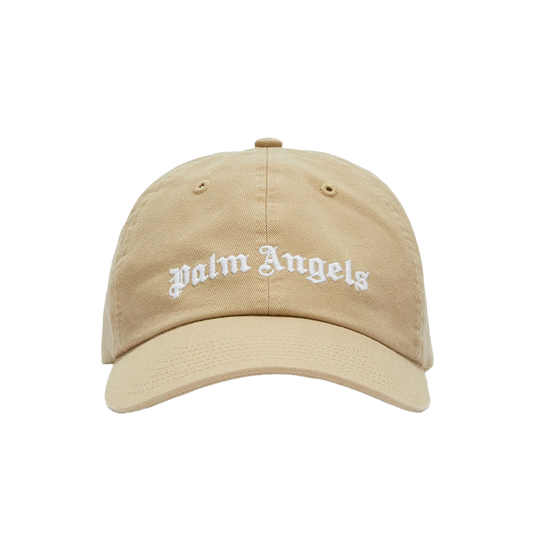 Palm Angels Logo Baseball Cap Beige