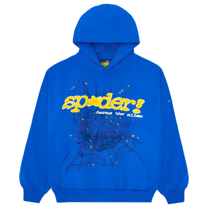 Sp5der TC Hoodie Blue