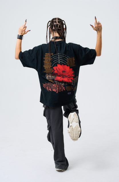 Travis Scott Utopia Echoes Circus Maximus Tee Black