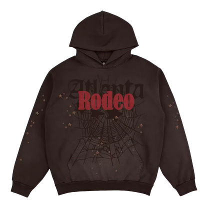 Travis Scott Cactus Jack x Sp5der Days Before Rodeo Hoodie Brown