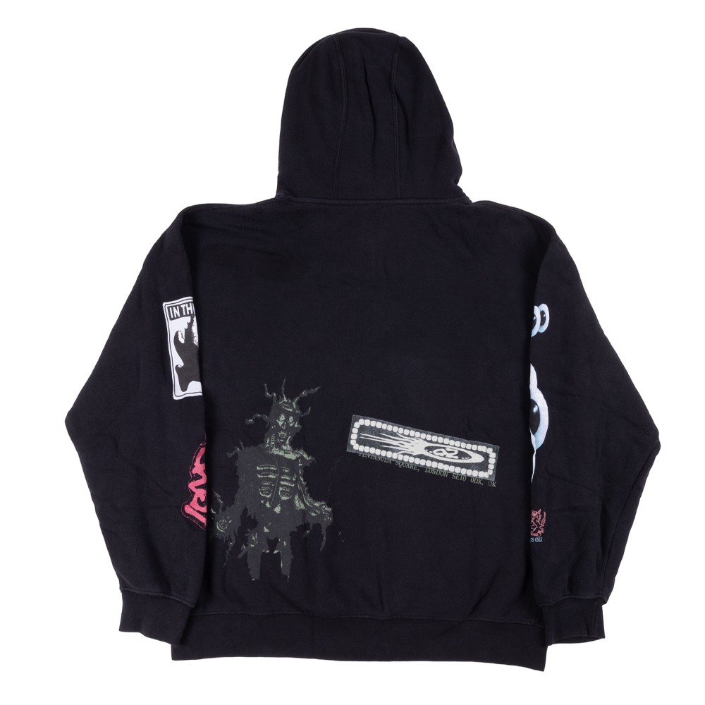 Travis Scott O2 Pure Zip Up Hoodie Black