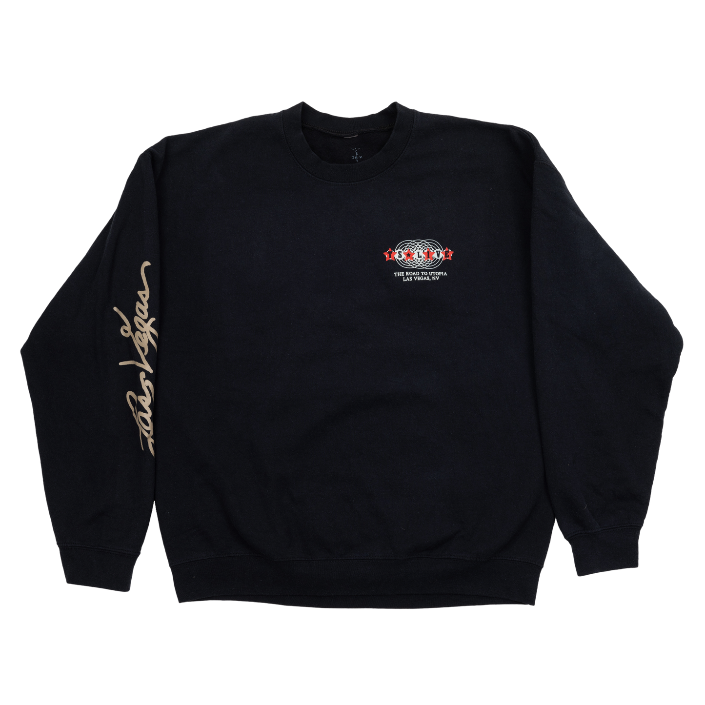 Travis Scott Road To Utopia Las Vegas Crewneck