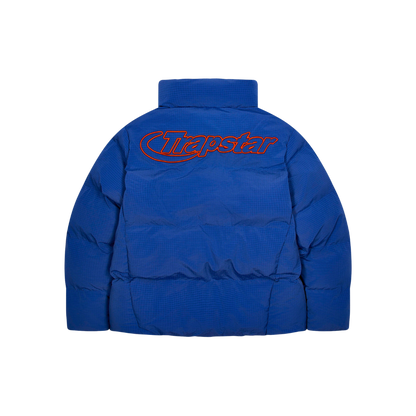 TRAPSTAR HYPERDRIVE RIPSTOP PUFFER JACKET - BLUE / ORANGE