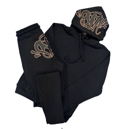 SYNA WORLD OG TRACKSUIT - BLACK / ROSE GOLD