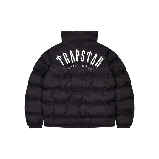 TRAPSTAR IRONGATE ARCH PUFFER JACKET - BLACK