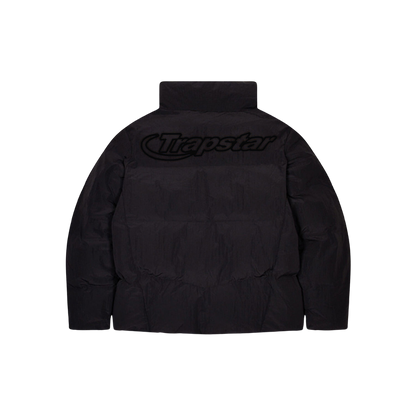 TRAPSTAR HYPERDRIVE RIPSTOP PUFFER JACKET - BLACKOUT