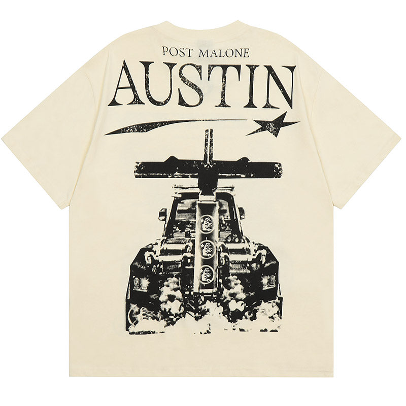 Hellstar Studios x Post Malone Austin Short Sleeve Tee