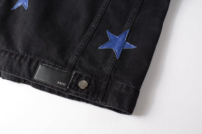 AMIRI star-patch detail denim jacket