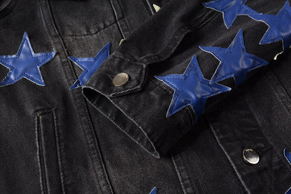 AMIRI star-patch detail denim jacket