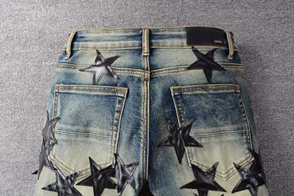 AMIRI Star Patch Jean #694