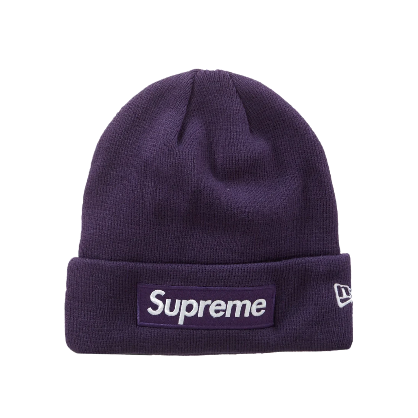 Supreme New Era Box Logo Beanie (FW23) Dark Purple