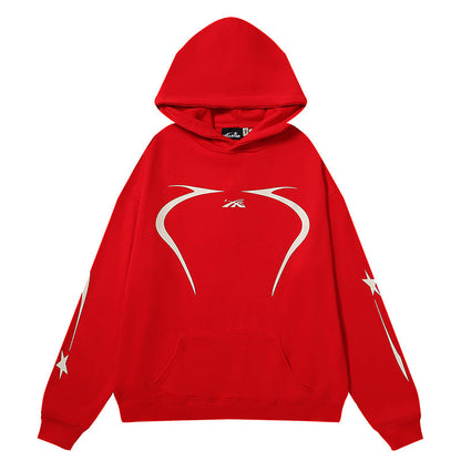 Hellstar Sports Jet Black / Red Hoodie