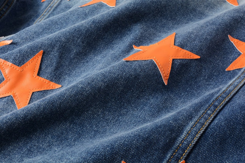 AMIRI star-patch detail denim jacket