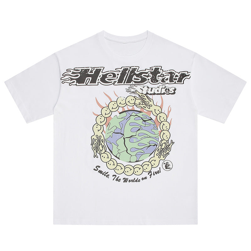 Hellstar Studio Smile the World’s on Fire T-Shirt