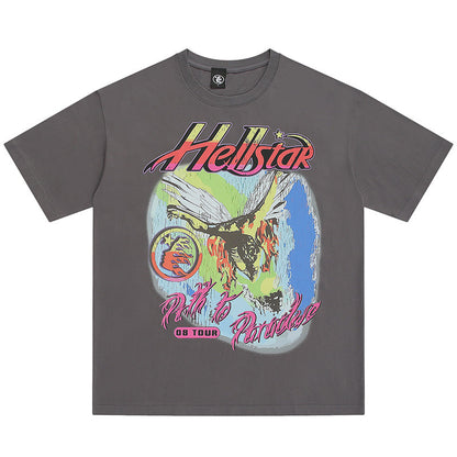 Hellstar Studios Letter Print T-shirt