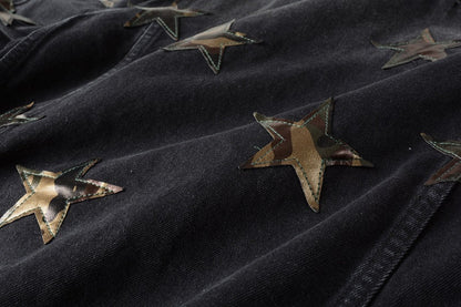 AMIRI star-patch detail denim jacket