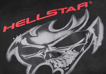 Hellstar Airbrushed Skull Hoodie