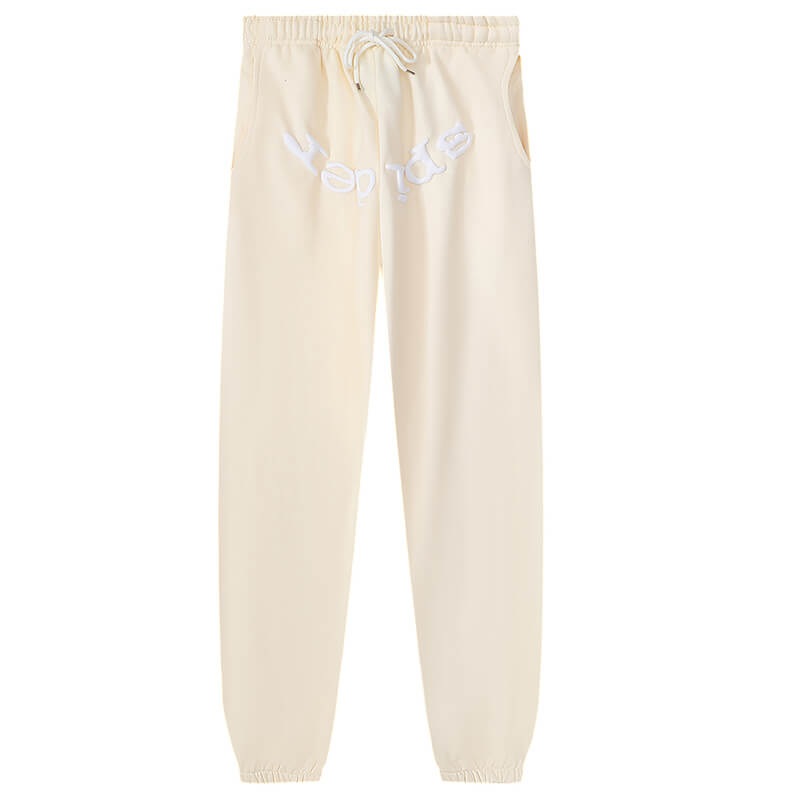 Sp5der Logo Foam Printing Pant-Apricot #8310