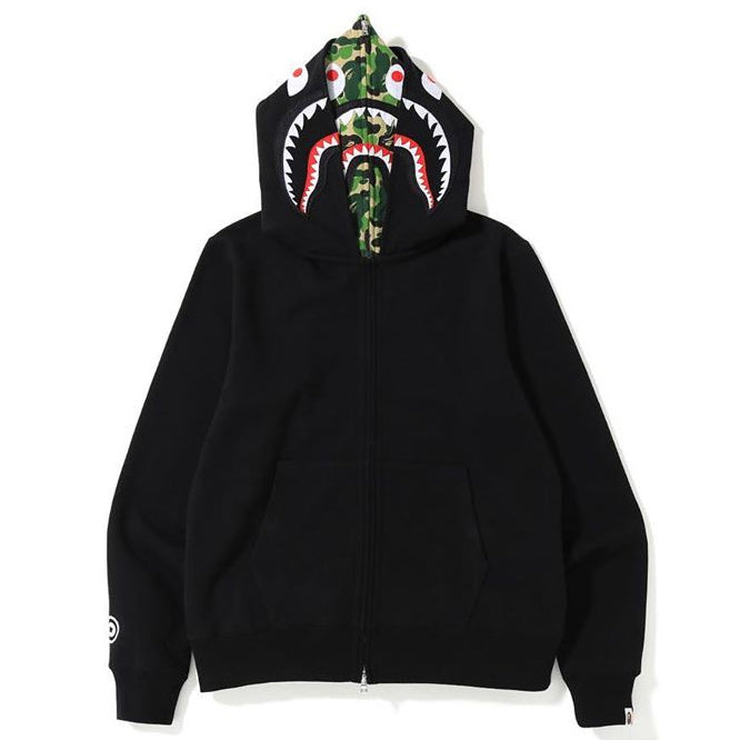 Bape shark full zip double hoodie