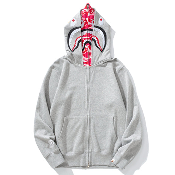 BAPE Shark Zipper Double Hoodie