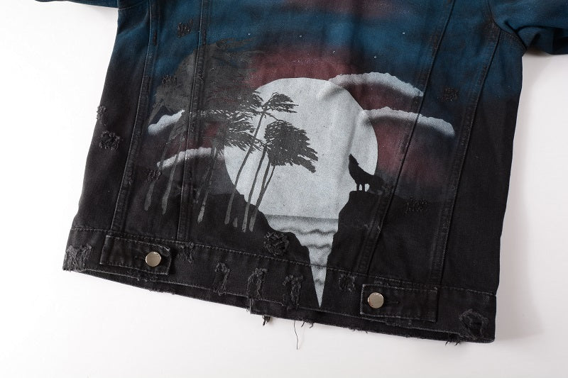 AMIRI Printing denim jacket