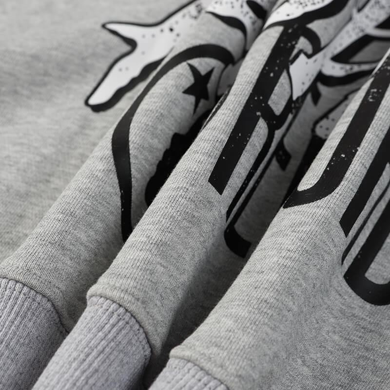 Hellstar Studios 'Records' Crewneck Sweatshirt Heather Grey