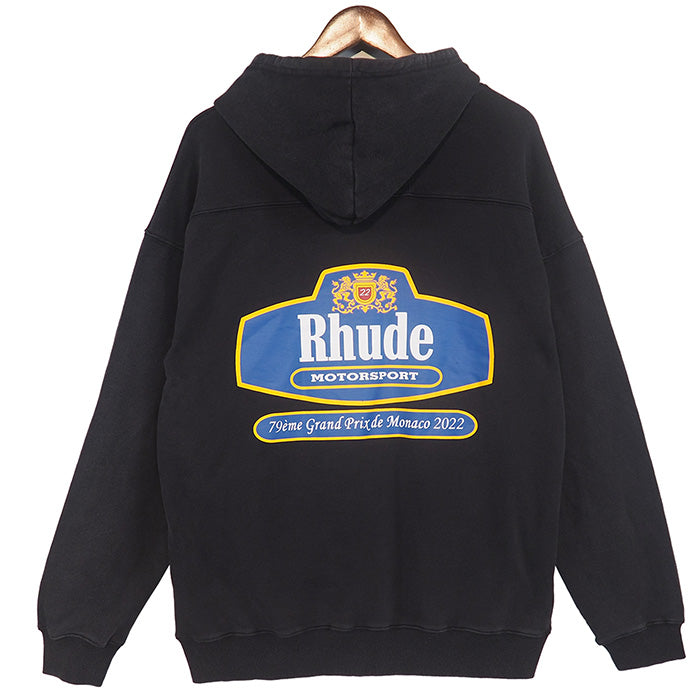 RHUDE Hoodie Motorsport Black