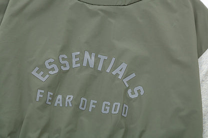 Fear Of God Essentials Letter Logo Splicing Hoodie