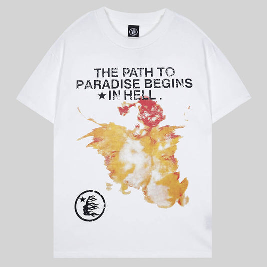 Hellstar The Path To Paradise Begins Tee White