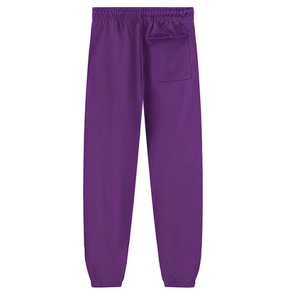 Sp5der Black Foam Printing Pant-Purple #8308